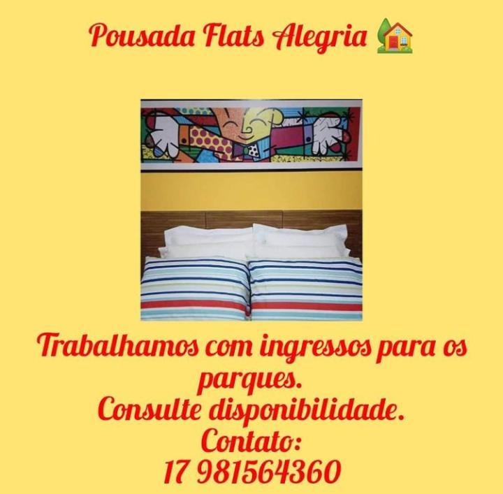 Pousada Flats Alegria Olímpia Exterior foto